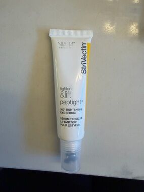 StriVectin Tighten & Lift Peptight 360° Eye Serum - White with Yellow Accent